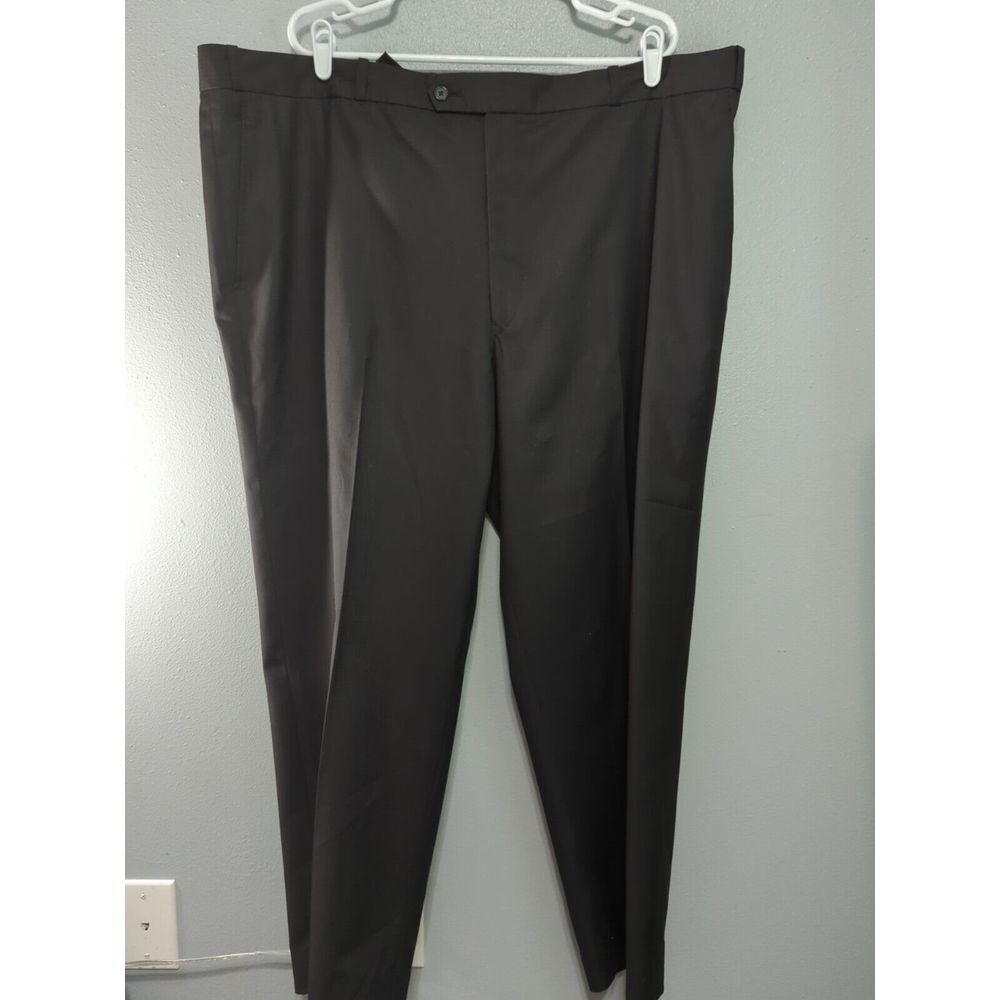 Armani Tailors  Mens Customized Black Suit Pants 49x29  554